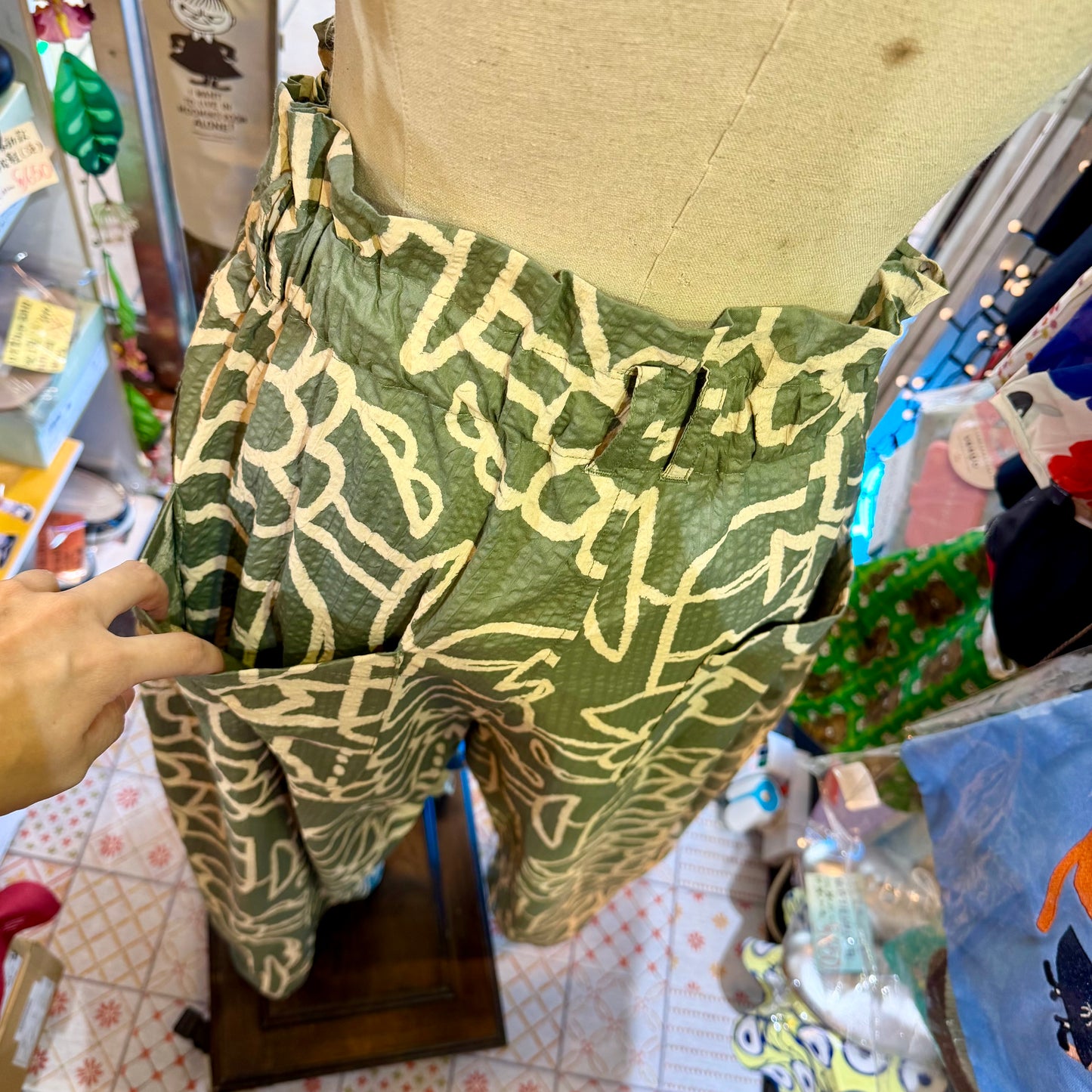 Tumugu Original Print Floral Cotton Pants, 2 Colors
