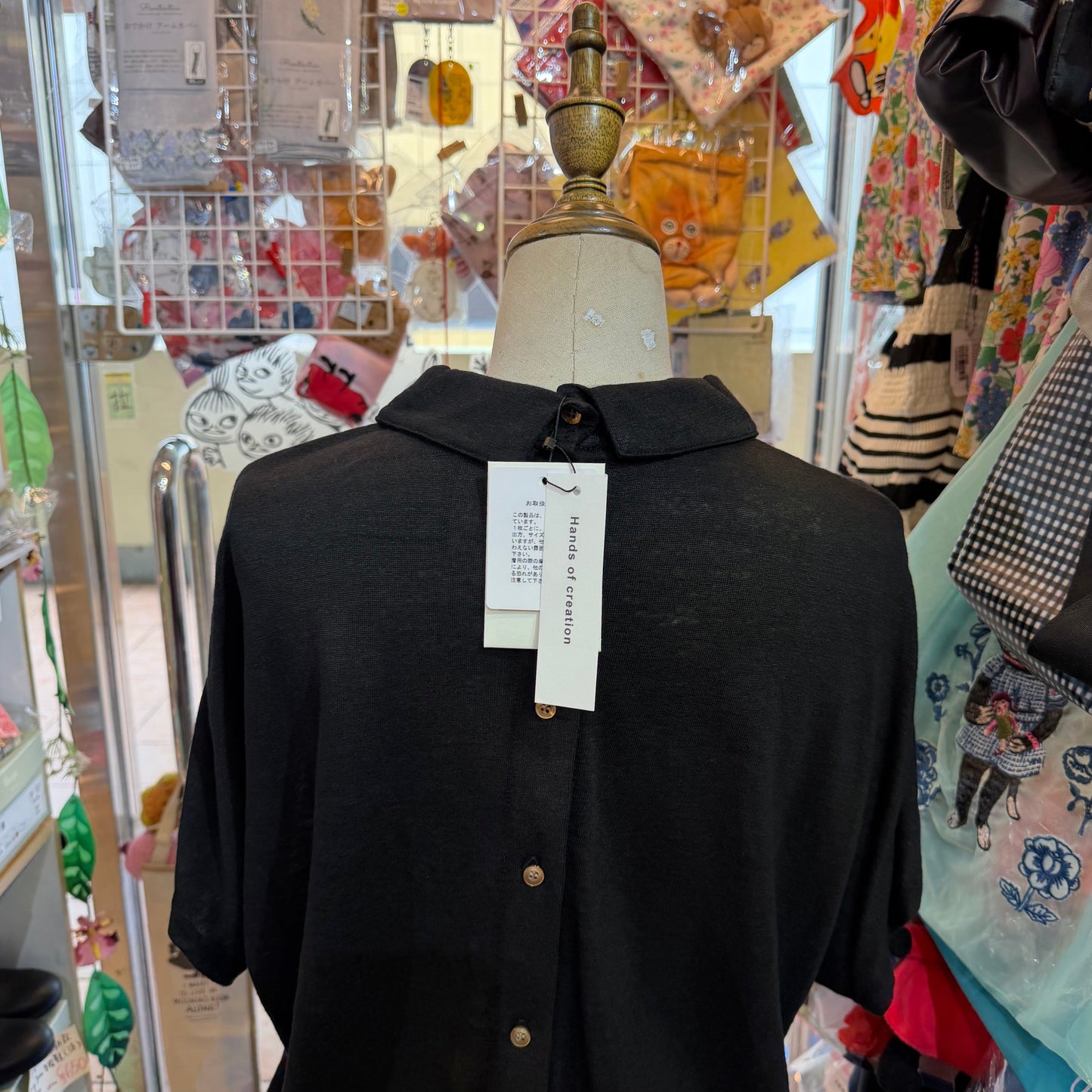 Hands of Creation Linen Blouse, 2 Colors, made in Japan