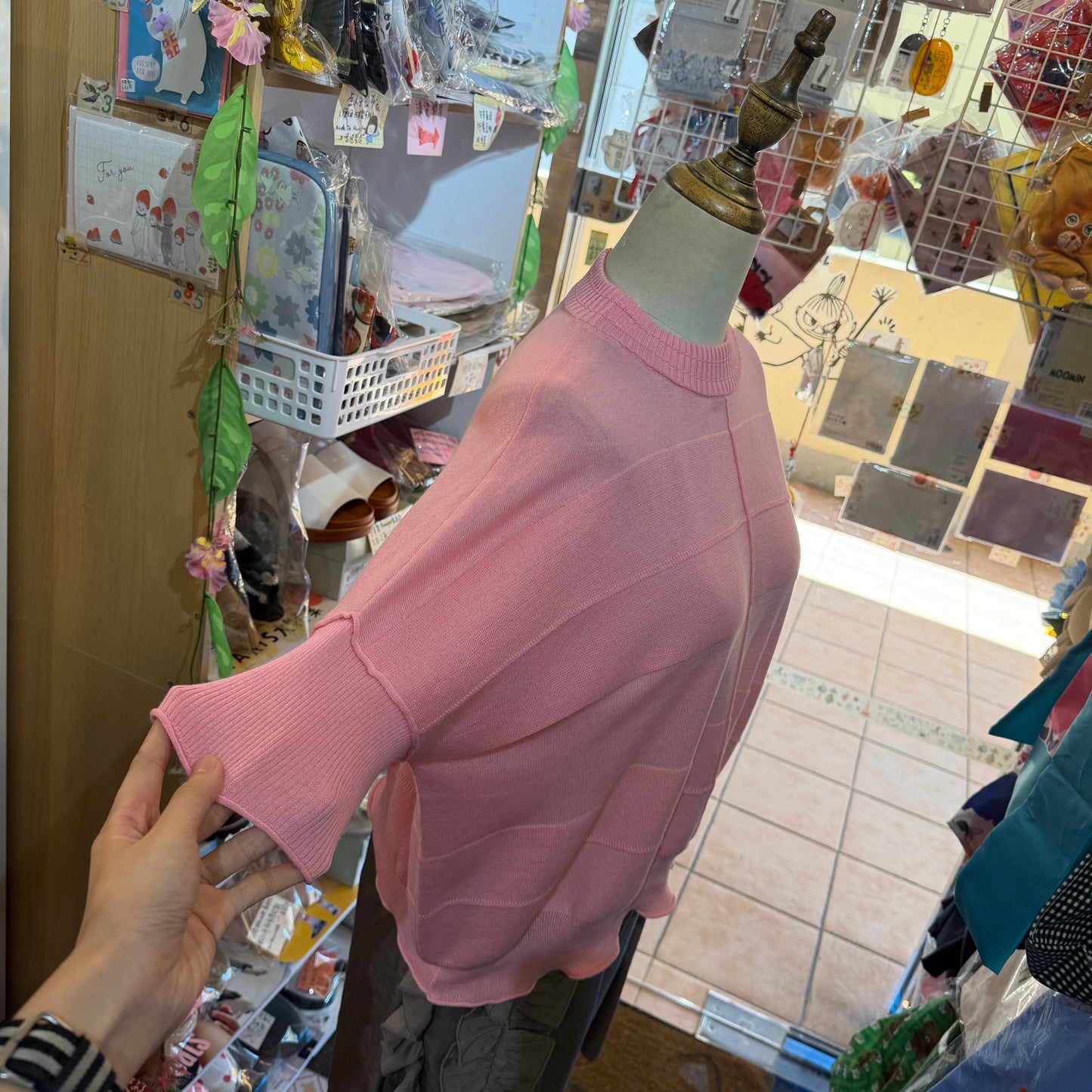Estroislose Pink Cotton Sweatshirt