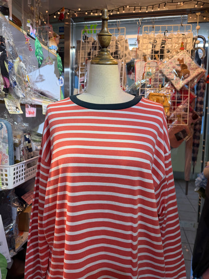 Diaries Striped Long T-shirts 2 Colors, made in Japan