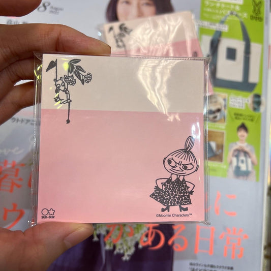 Tsutto Little My Pink Memo Pad, made in Japan (80 pieces)