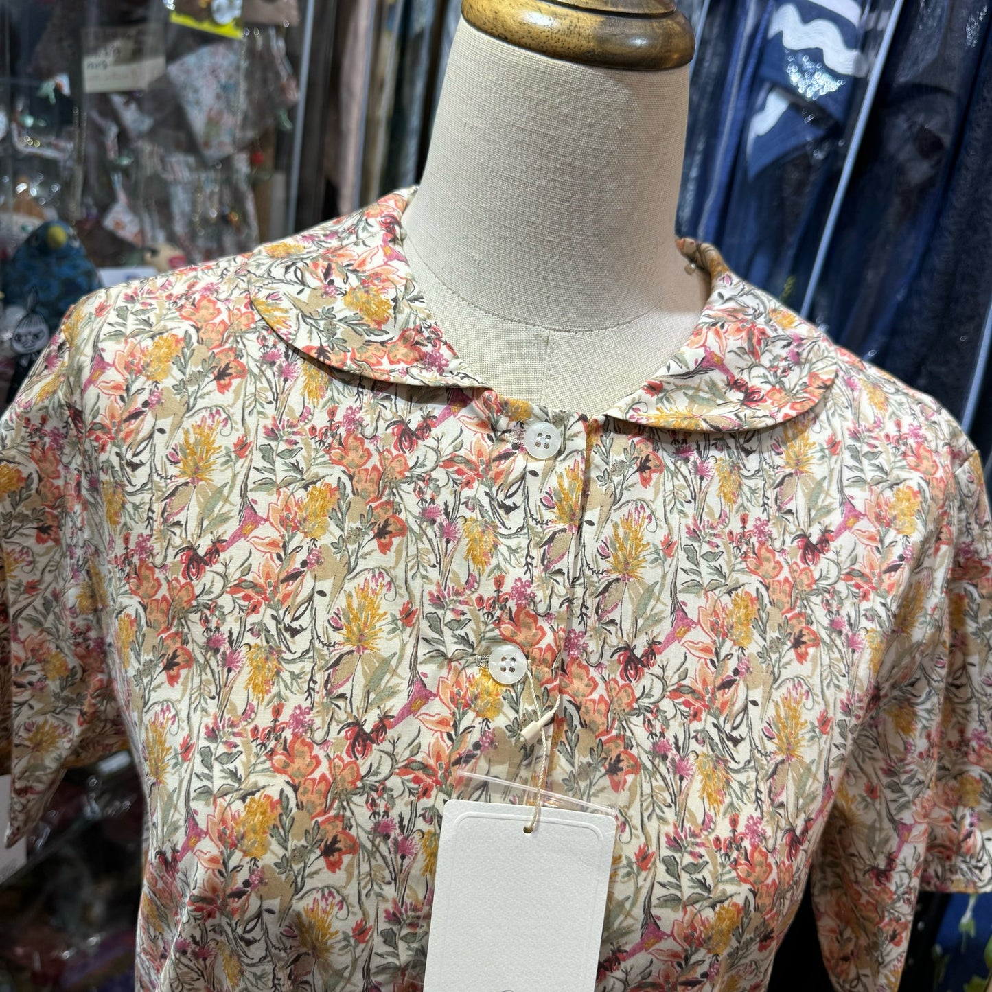 Sale- Crespi Floral Dress, made in Japan