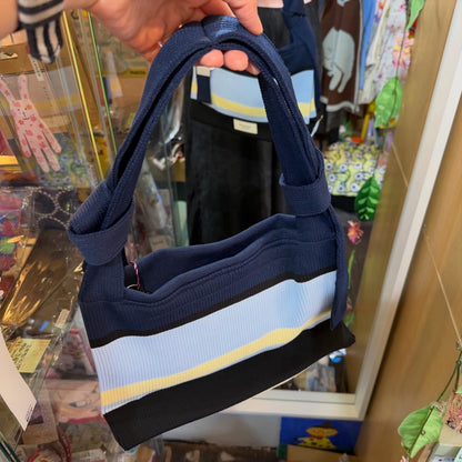 Tricotē Blue Shoulder Pouch Bag, made in Japan