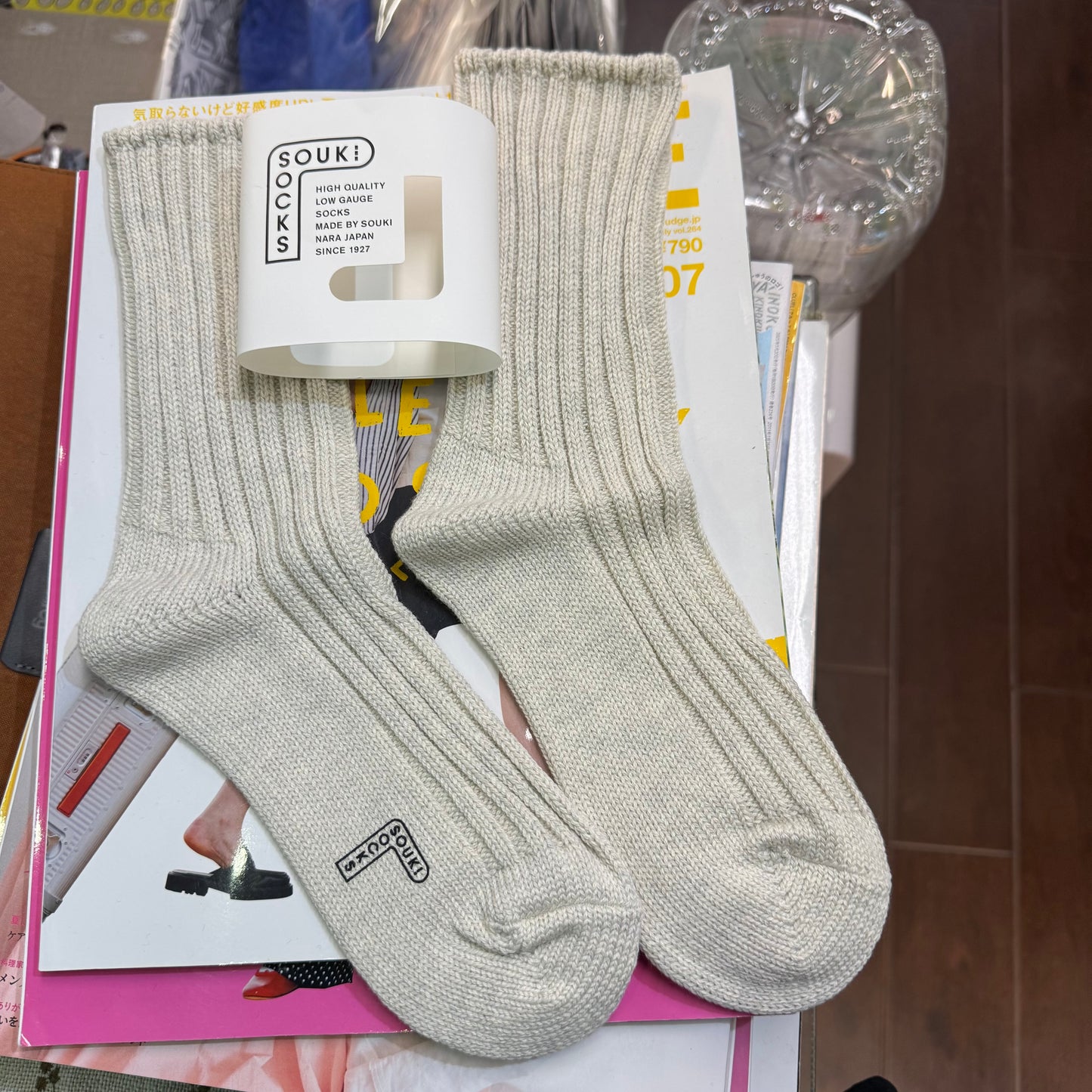 Souki Cotton Socks, 2 Colors, made in Japan