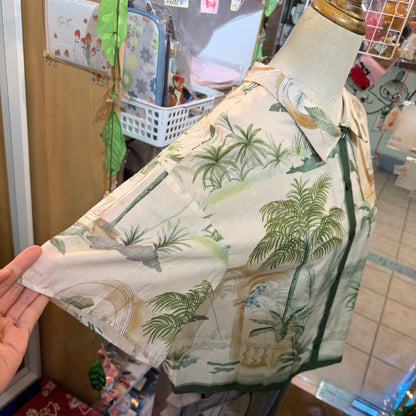Bon Vieux Temps X Deveaux Summer Print Shirt, made in Japan