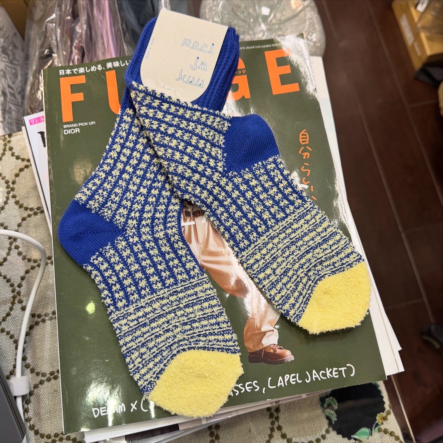 Meri ja kuu Port House Socks, 3 Colors, made in Japan