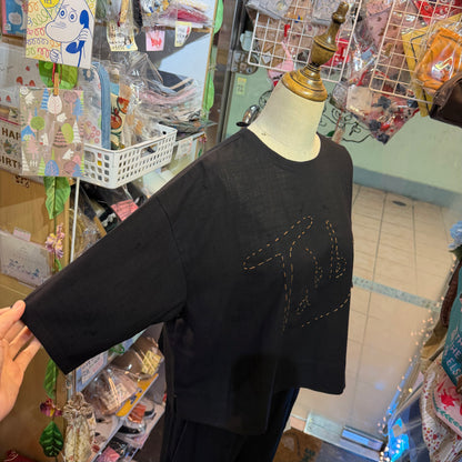Sale- Laiterie Tabby Embroidered Blouse, 2 Colors