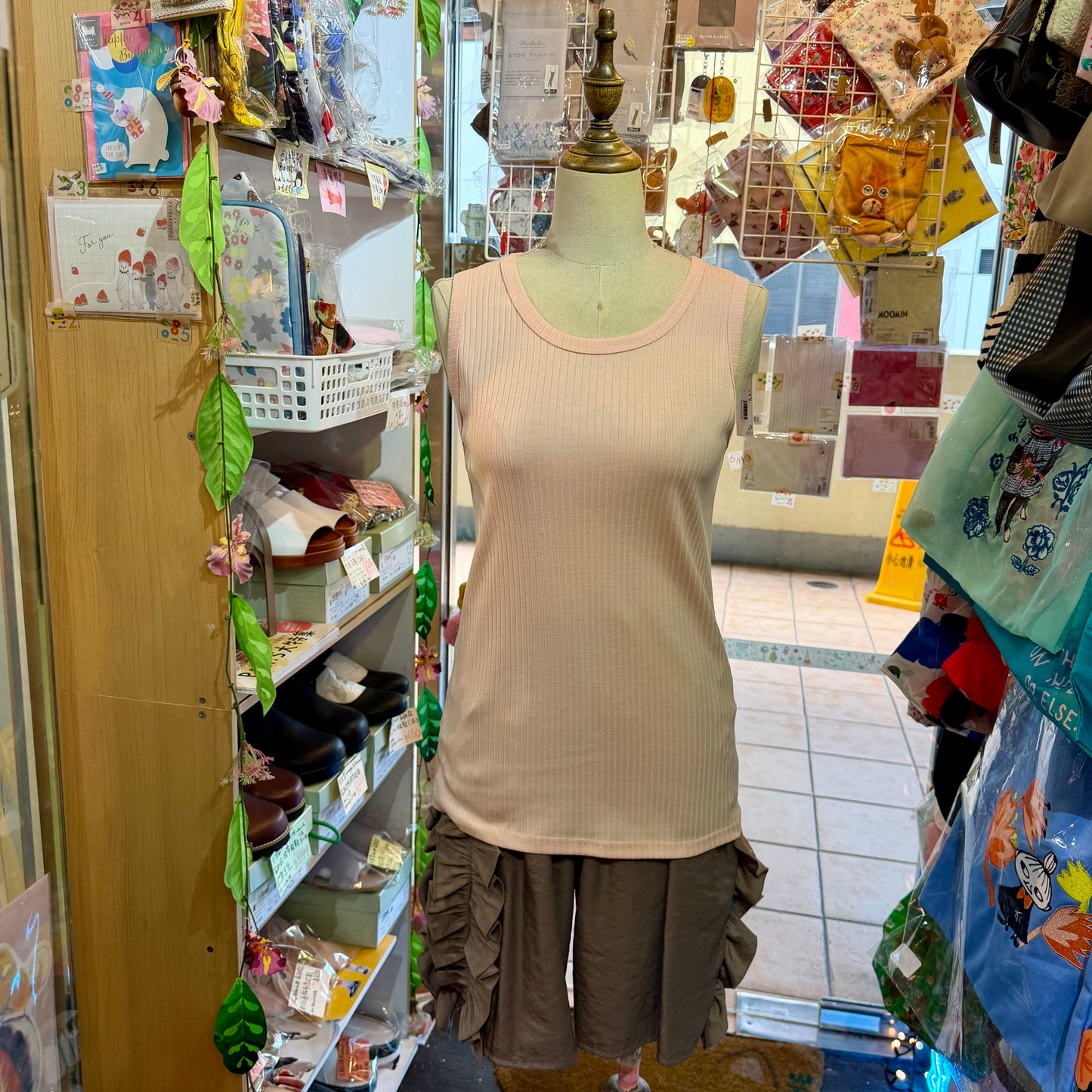 Ichi Cotton Tank Top, 3 Colors, made in Japan