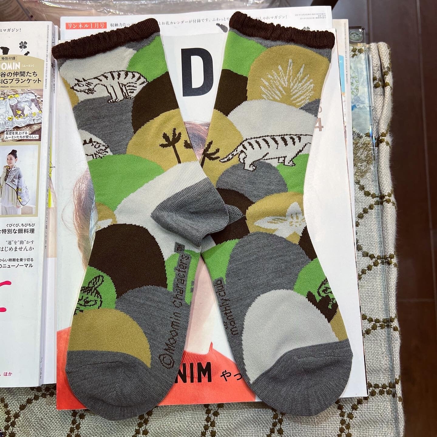 Sale- Moomin and Little My Socks, 4 Patterns, made in Japan