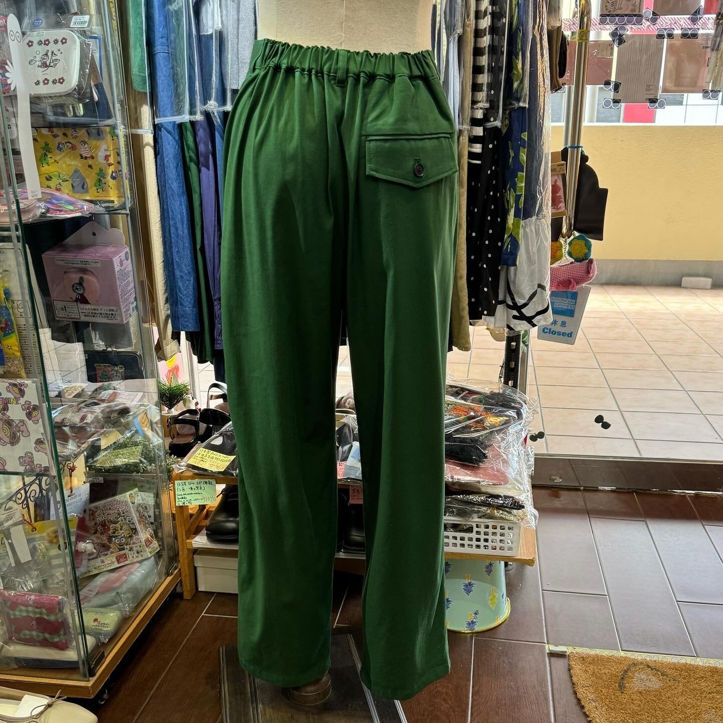 EXTRA20- Vent d Ouest Green Pants, 2 size, made in Japan