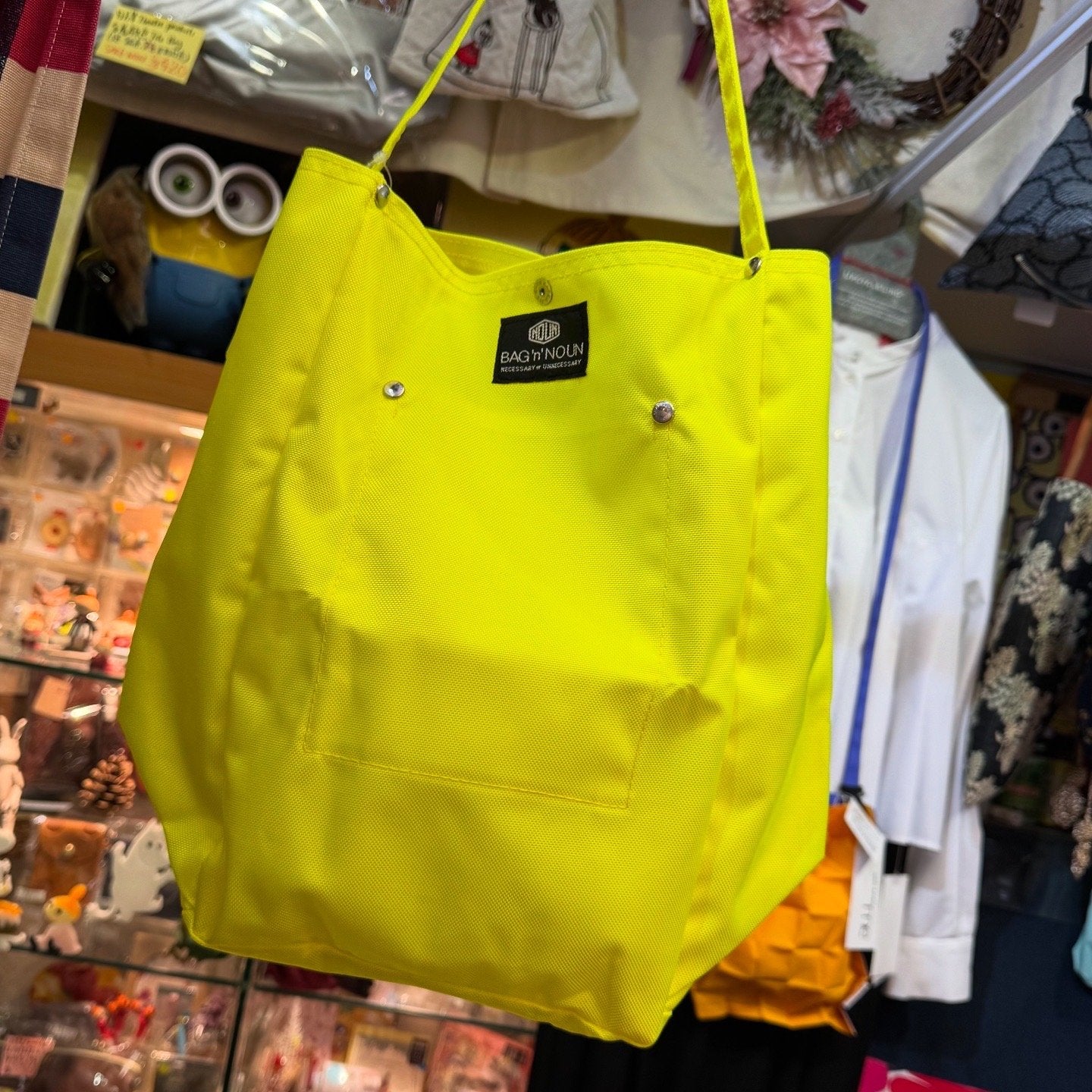 Bag n Noun Yellow Nylon Bag, made in Japan