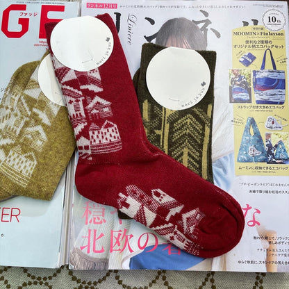 $99 only- Meri ja kuu Wool Socks, made in Japan, 4 Colors