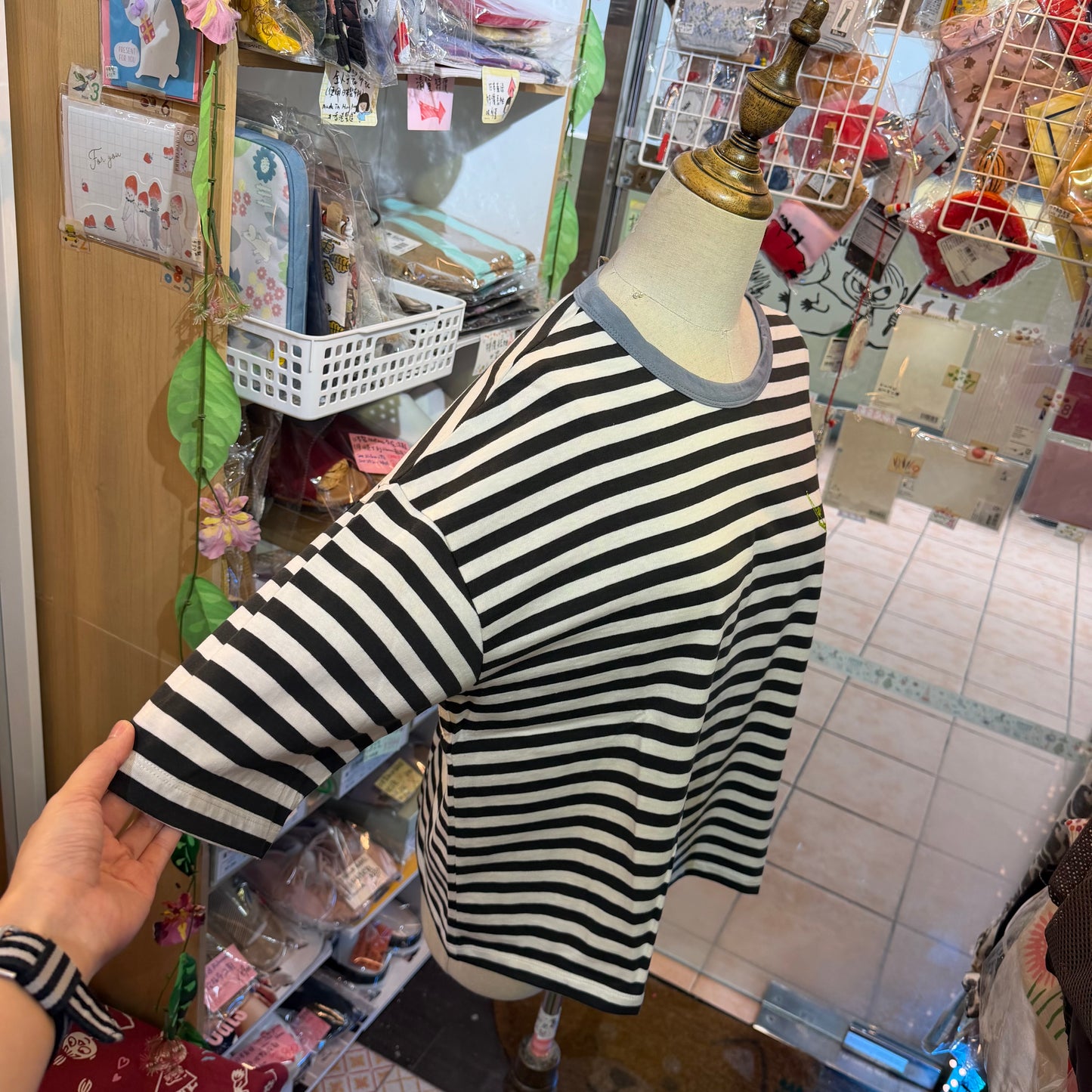 Laiterie Striped T-shirt, 2 Colors, made in Japan