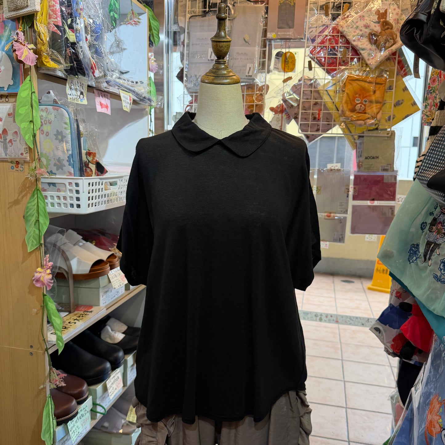Hands of Creation Linen Blouse, 2 Colors, made in Japan