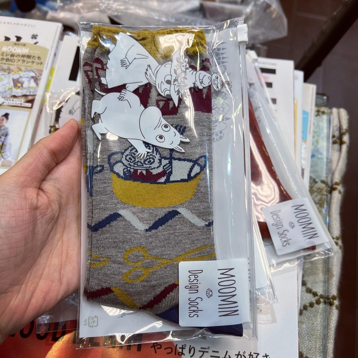 Sale- Moomin and Little My Socks, 4 Patterns, made in Japan