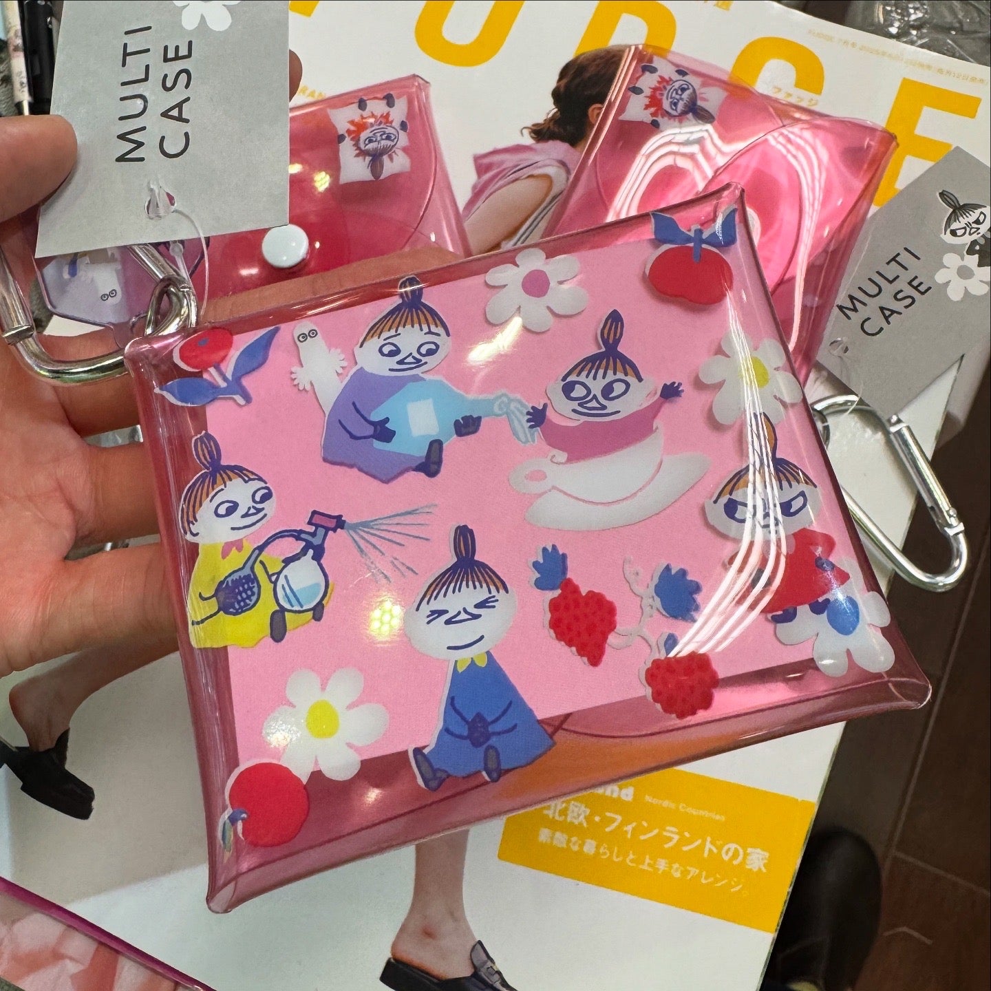 Little MY  "Every day is an adventure" Pink PVC Multi-case, pouch