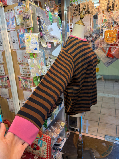 Diaries Striped Long T-shirts 2 Colors, made in Japan