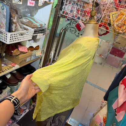 Nachukara Yellow Blouse, made in Japan