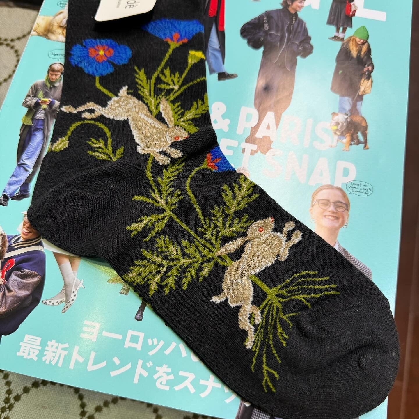 ande Rabbit Socks, made in Japan