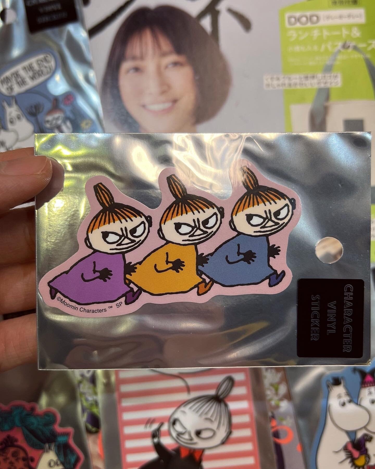 Moomin Stickers, 5 patterns, made in Japan