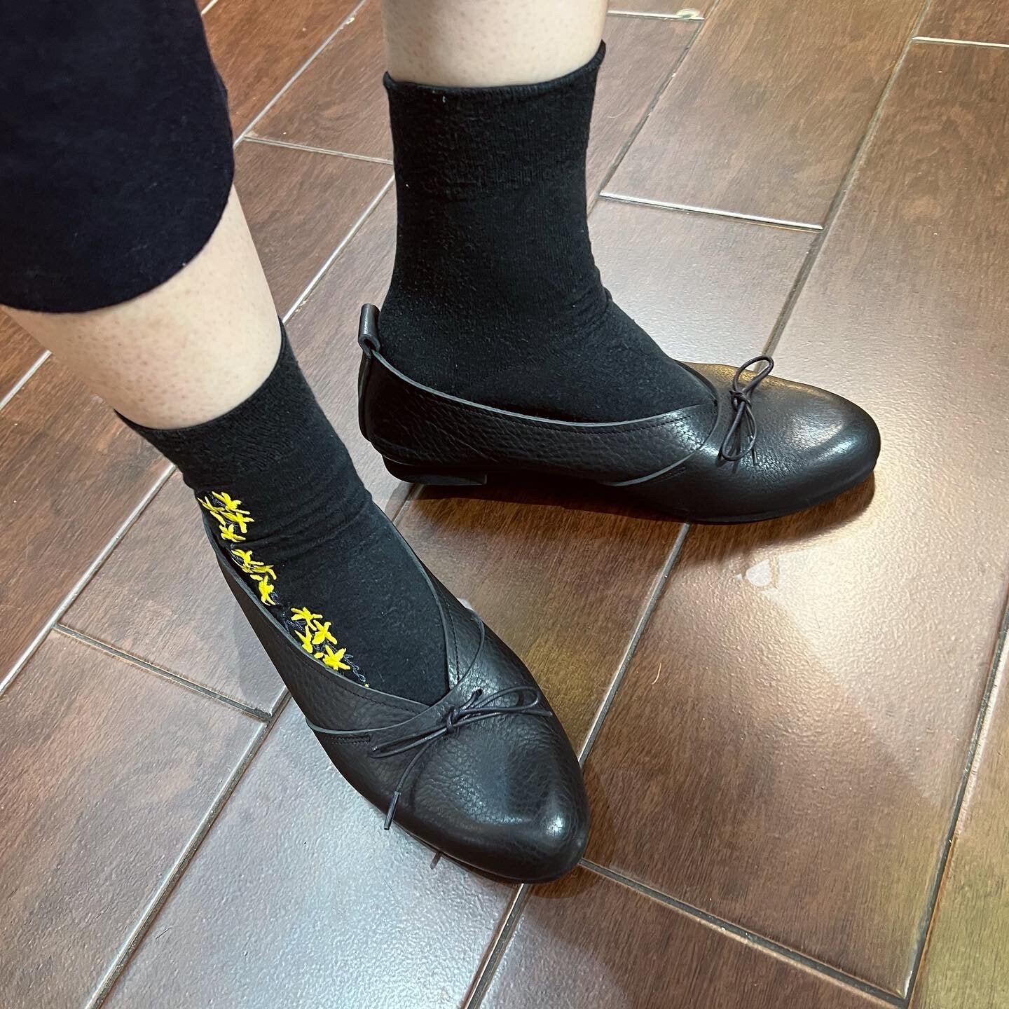 Sale- Paris a Velo Black Leather Shoes, made in Japan