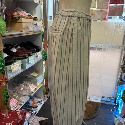 Sun Valley Natural Striped Pants