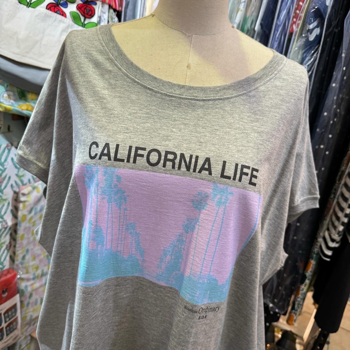 EXTRA20- Boutique Ordinary Grey California Tee T-shirt
