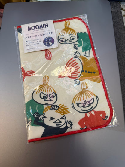 Little My Smartphone & Glasses Cleaning Handkerchief, Towel, made in Japan