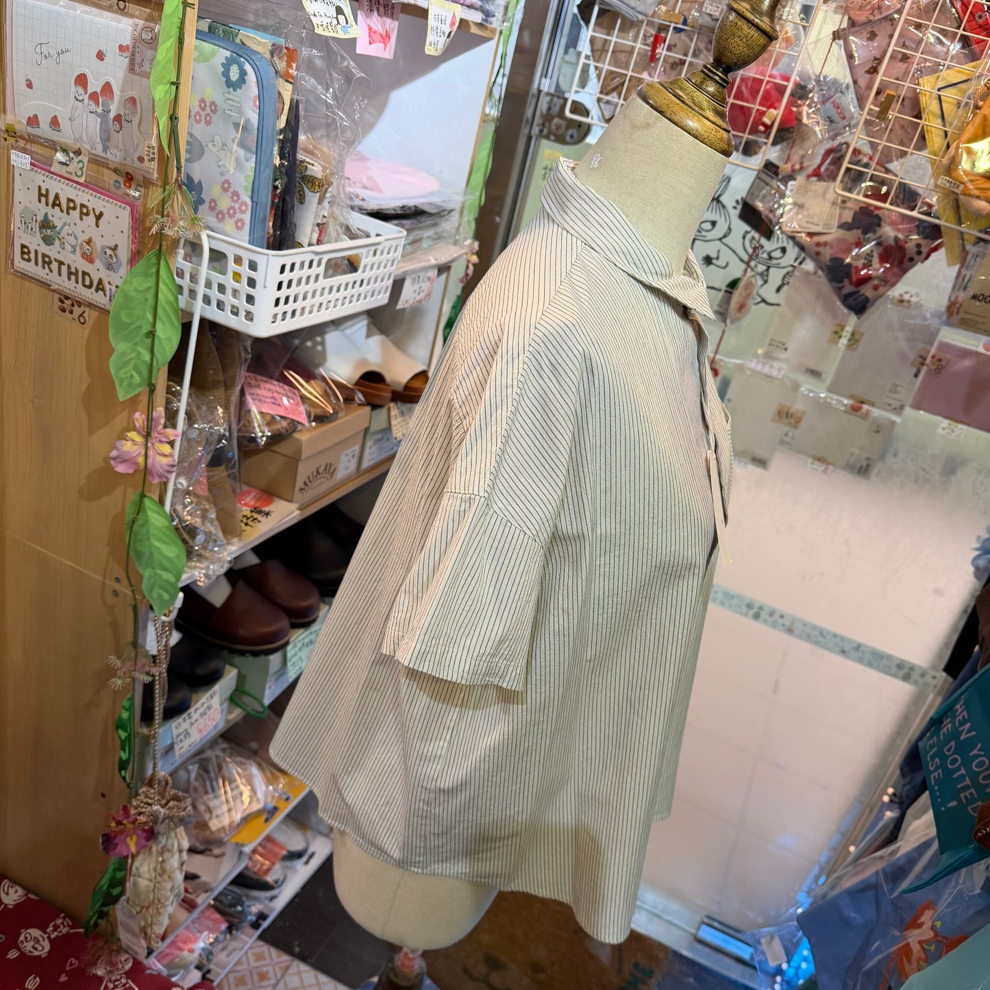 VM Natural Striped Shirt, made in Japan