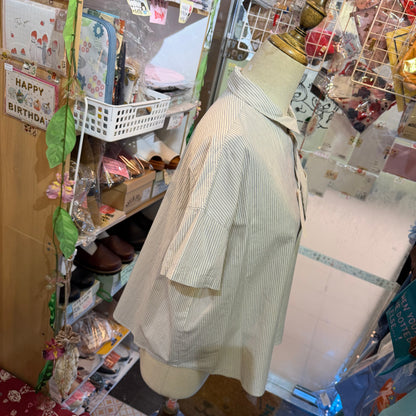 VM Natural Striped Shirt, made in Japan