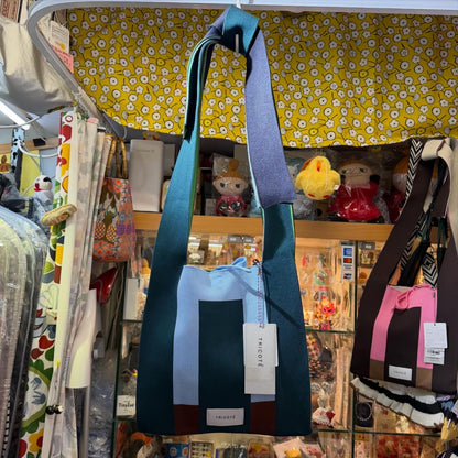 Tricotē Colored Arrange Knot Bag, 2 Colors, made in Japan