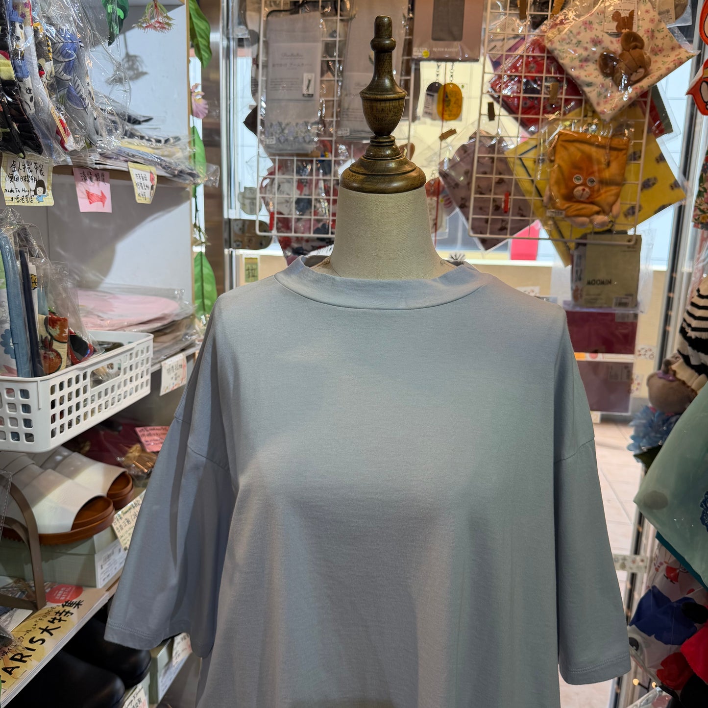 Laiterie Light Blue T-shirt, made in Japan
