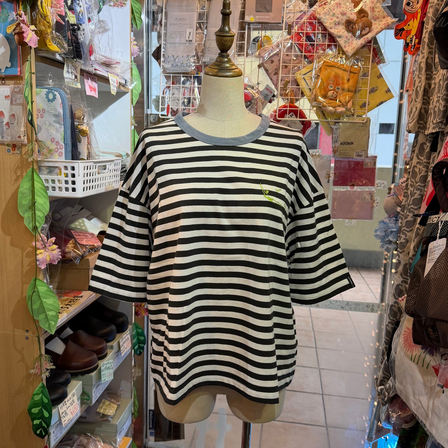 Laiterie Striped T-shirt, 2 Colors, made in Japan