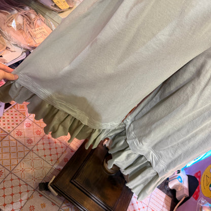 EXTRA30- SO Mint Wide-leg Pants Palazzo, made in Japan