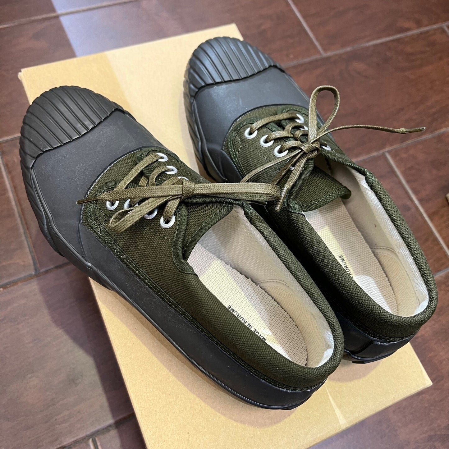 Sale- Moonstar Mudguard Low-cut Rubber x Canvas Shoes, 2 Colors,  made in Japan