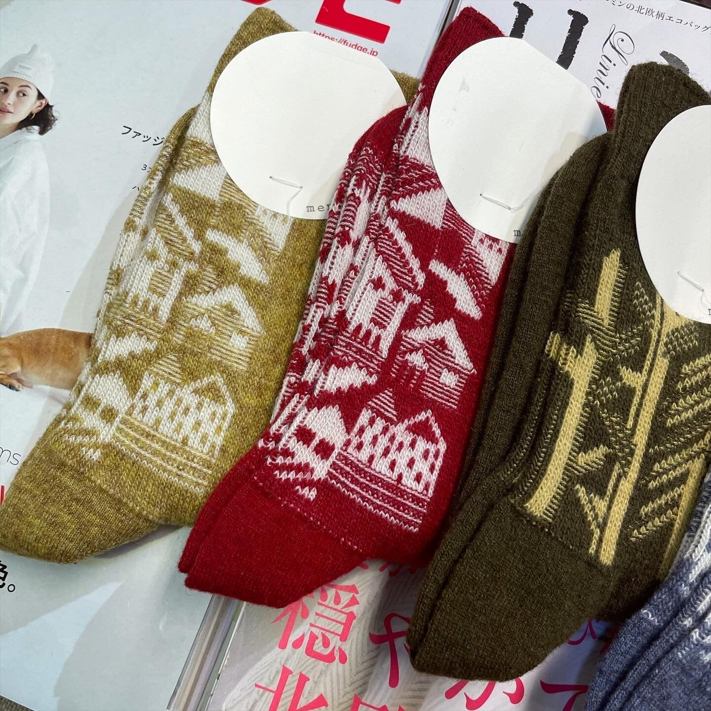 $99 only- Meri ja kuu Wool Socks, made in Japan, 4 Colors