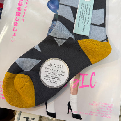 Fromf Print Socks, 3 Patterns, made in Japan