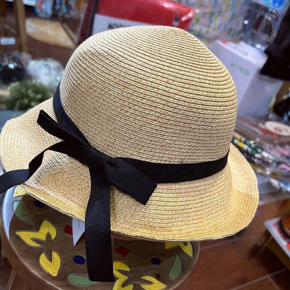 Sale- Lueuf Ribbon Straw Hat, 3 Colors