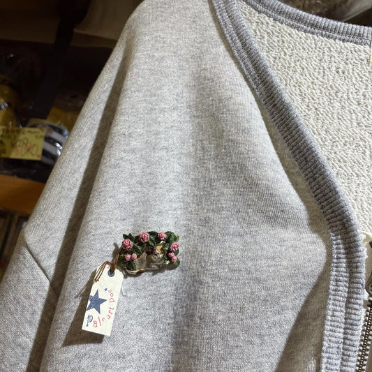 Palnart Poc花园猫胸针，日本制造