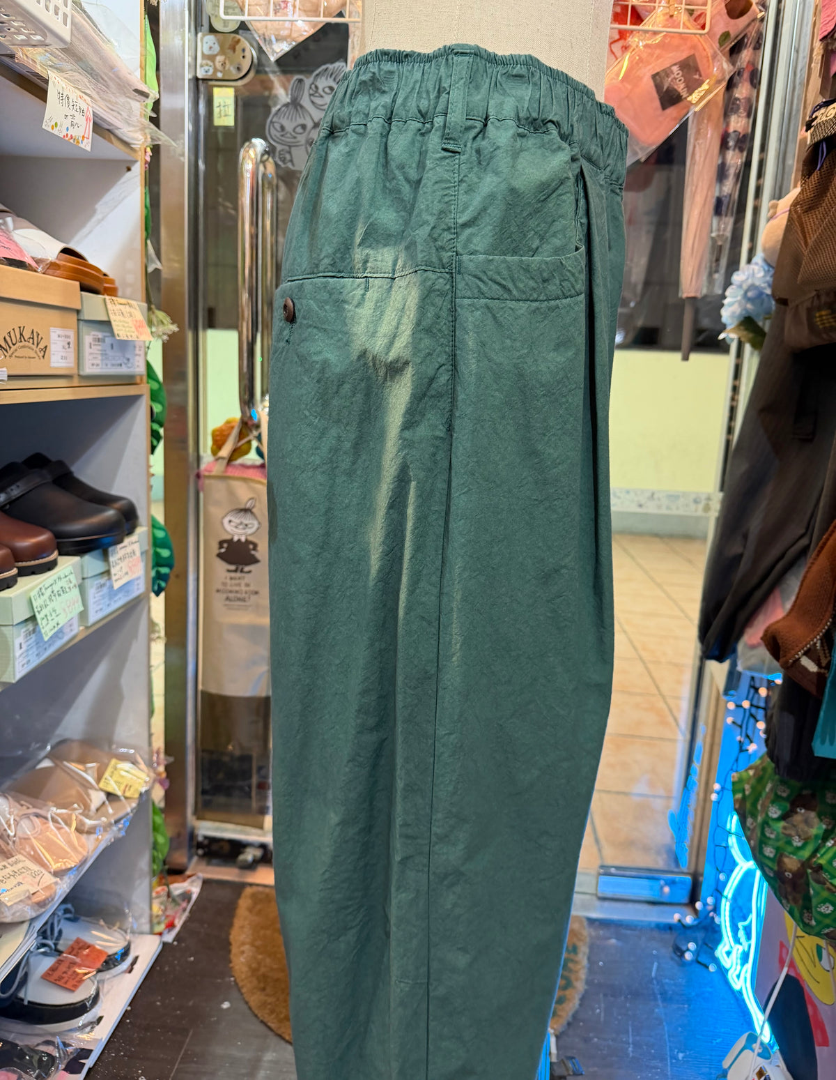 Hands of creation Green Pants, made in Japan