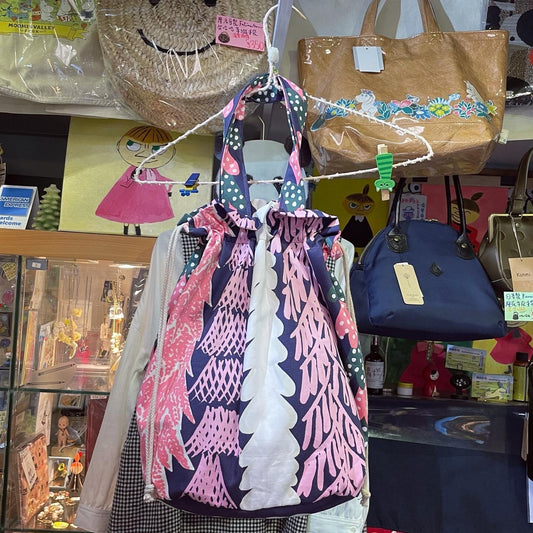Handmade Metsa -森 2Way Bag, Fabric from Japan