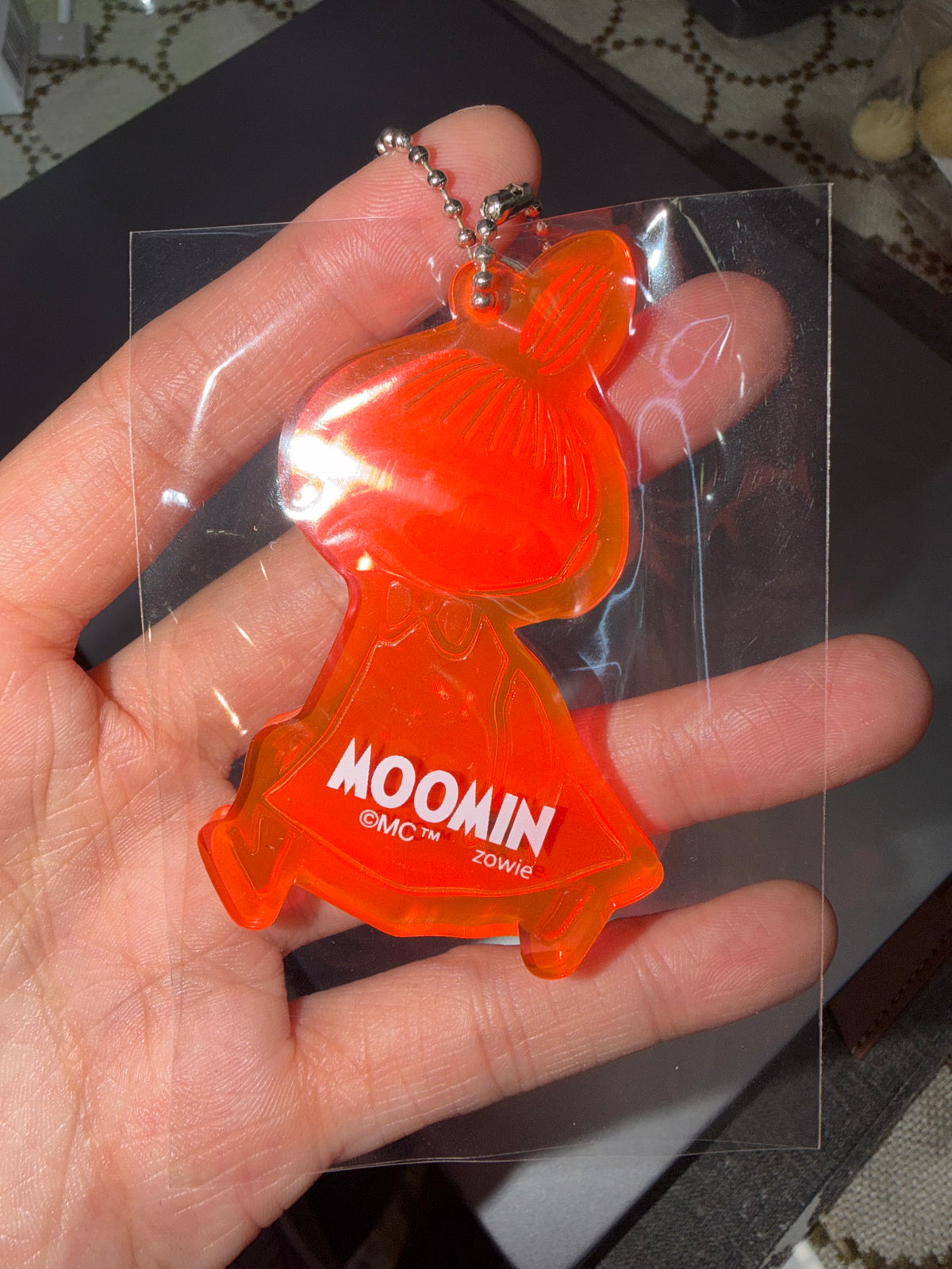 Zowie Little My Reflector Rubber Keychain