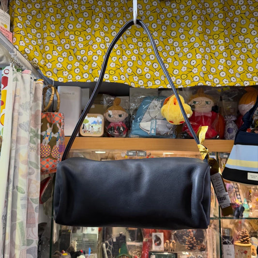 Ampersand Black Leather Bag, made in Japan
