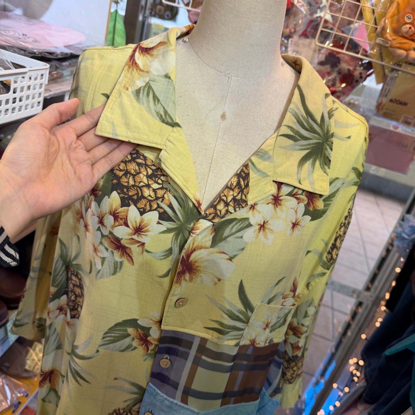 Rehersall Assort Unique Patchwork Shirt, made in Japan