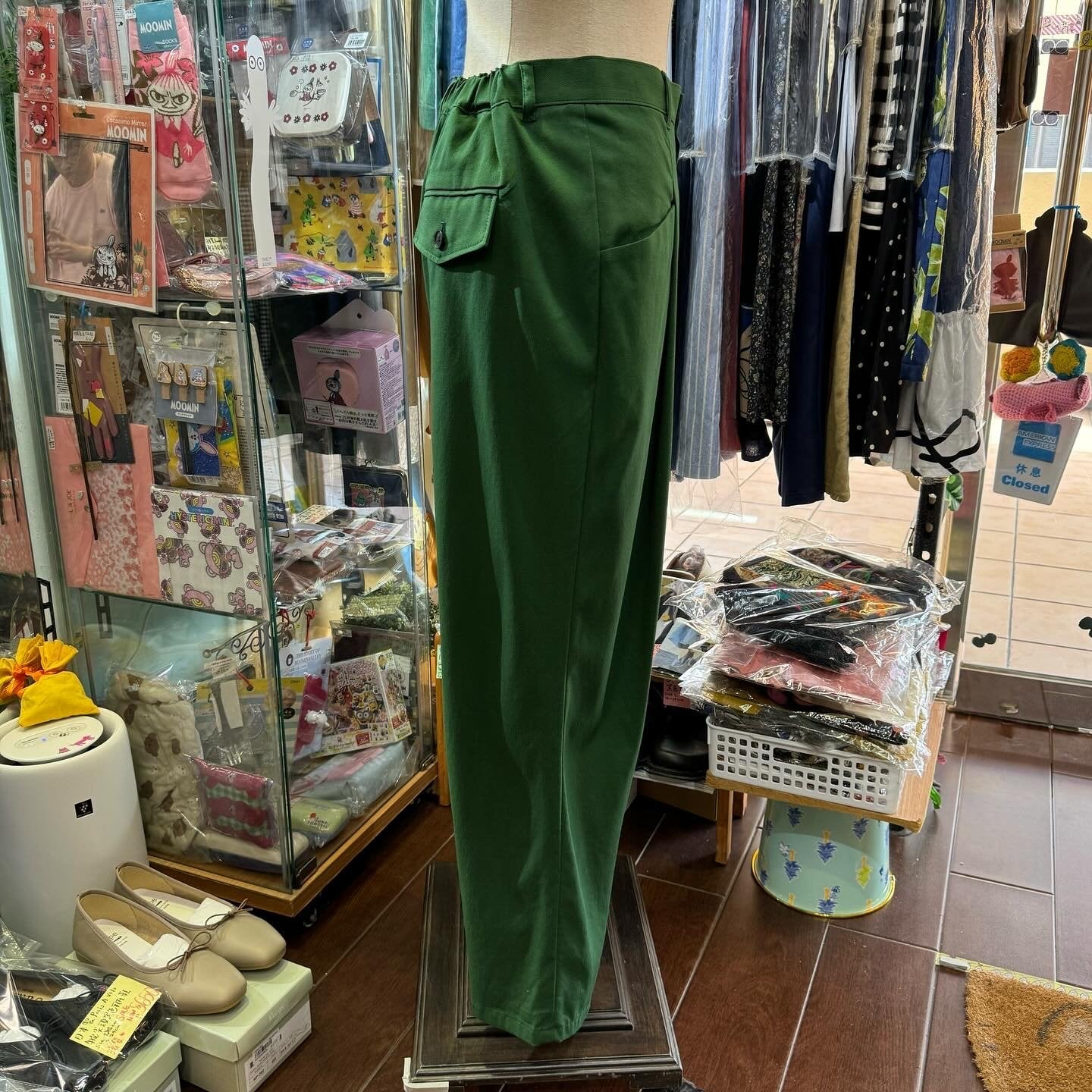 EXTRA20- Vent d Ouest Green Pants, 2 size, made in Japan