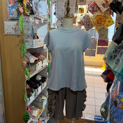 Laiterie Light Blue T-shirt, made in Japan