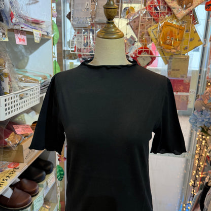 Diaries Frill Collar Cotton Super Soft Blouse,  2 Colors , made in Japan