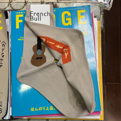 French Bull Guitar Socks, 3 Colors, made in Japan