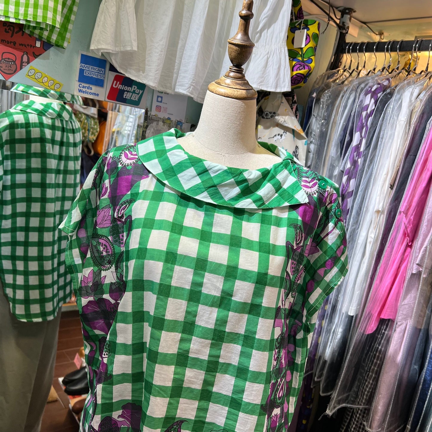 EXTRA20- Kilki Checked Top, 4 Colors, made in India
