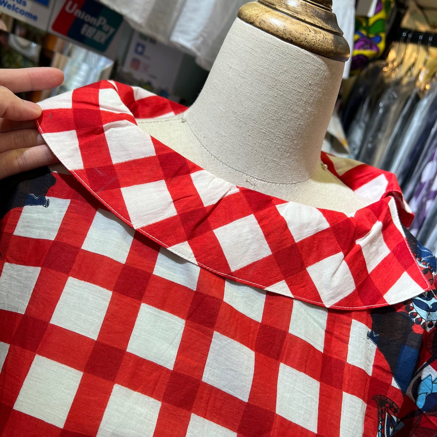 EXTRA20- Kilki Checked Top, 4 Colors, made in India